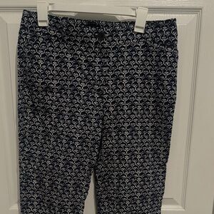 Talbots The Perfect Crop womens patterned capri pants